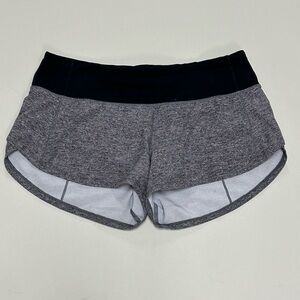 lululemon athletica Charcoal and Black Athletic Shorts